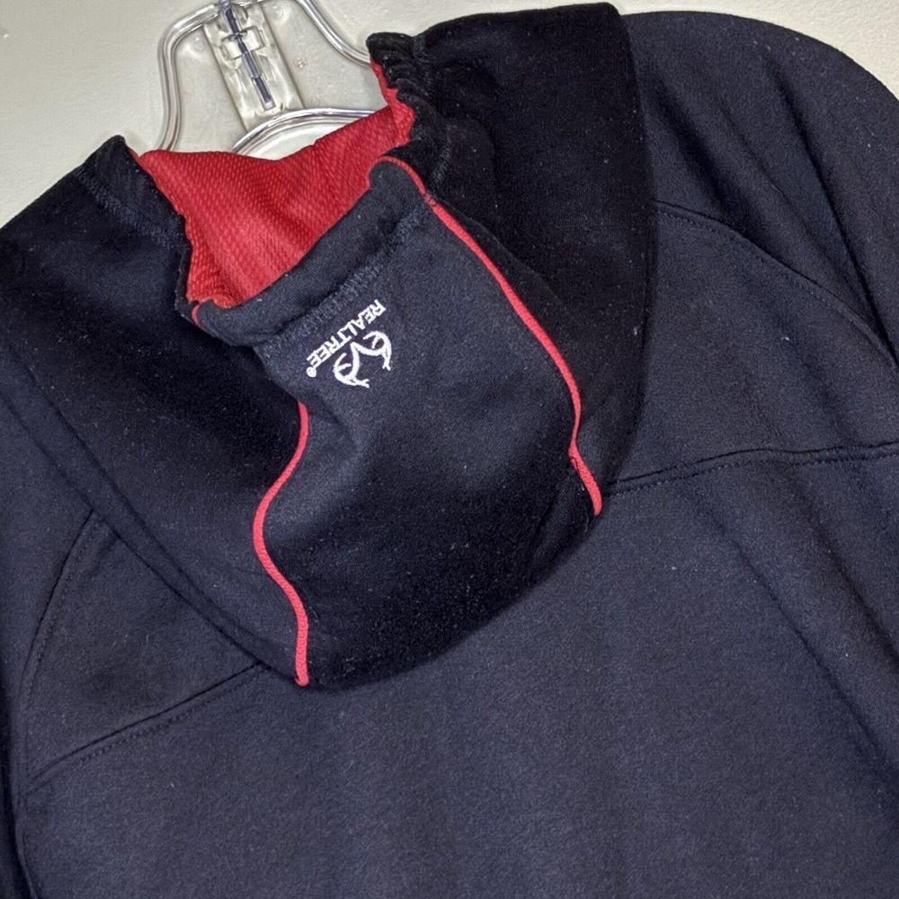 Real Tree Hoodie Men's XL Kangaroo Pocket Pullover American Flag Outdoors Hunt - Picture 6 of 7